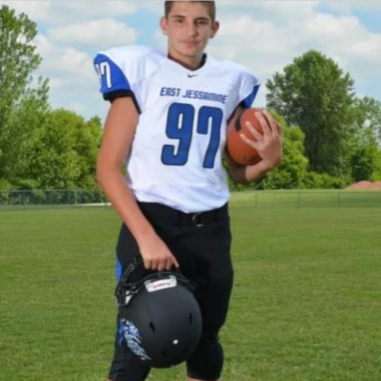 Names Alex and I play football for EJHS #97