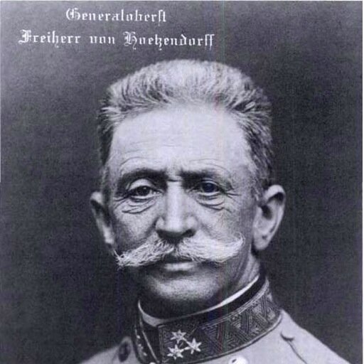 Count Franz Xaver Josef Graf Conrad von Hötzendorf, Chief of the General Staff of the armed forces of the Austro-Hungarian army.