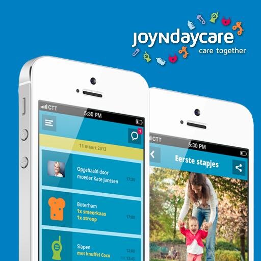 Dé communicatie apps voor de kinderopvang |  Deel online, veilig en snel de dagelijkse gebeurtenissen en foto's met ouders over hun kind(eren).