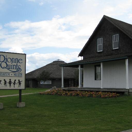 The Dionne Quints Museum, housed in the original Dionne Homestead, contains many artifacts from the Quints' early days and their growing years