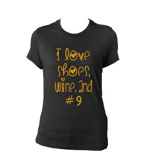 Shoes, Wine and #9 Merchandize sold exclusively through B NOLA