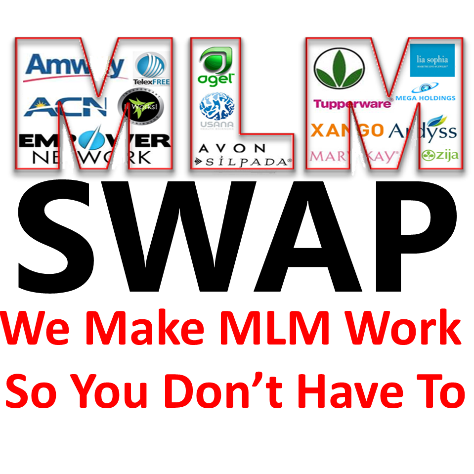 Go Home To Work swapping your MLM products with other distributors. Hit the high commission levels never reached by the 97%. Go To http://t.co/PHeexUqJU2