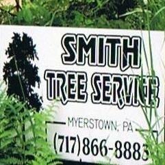 Smith Tree Service is located in Myerstown PA.  We provide tree trimming and topping, stump grinding and removal, tree removal and other services.