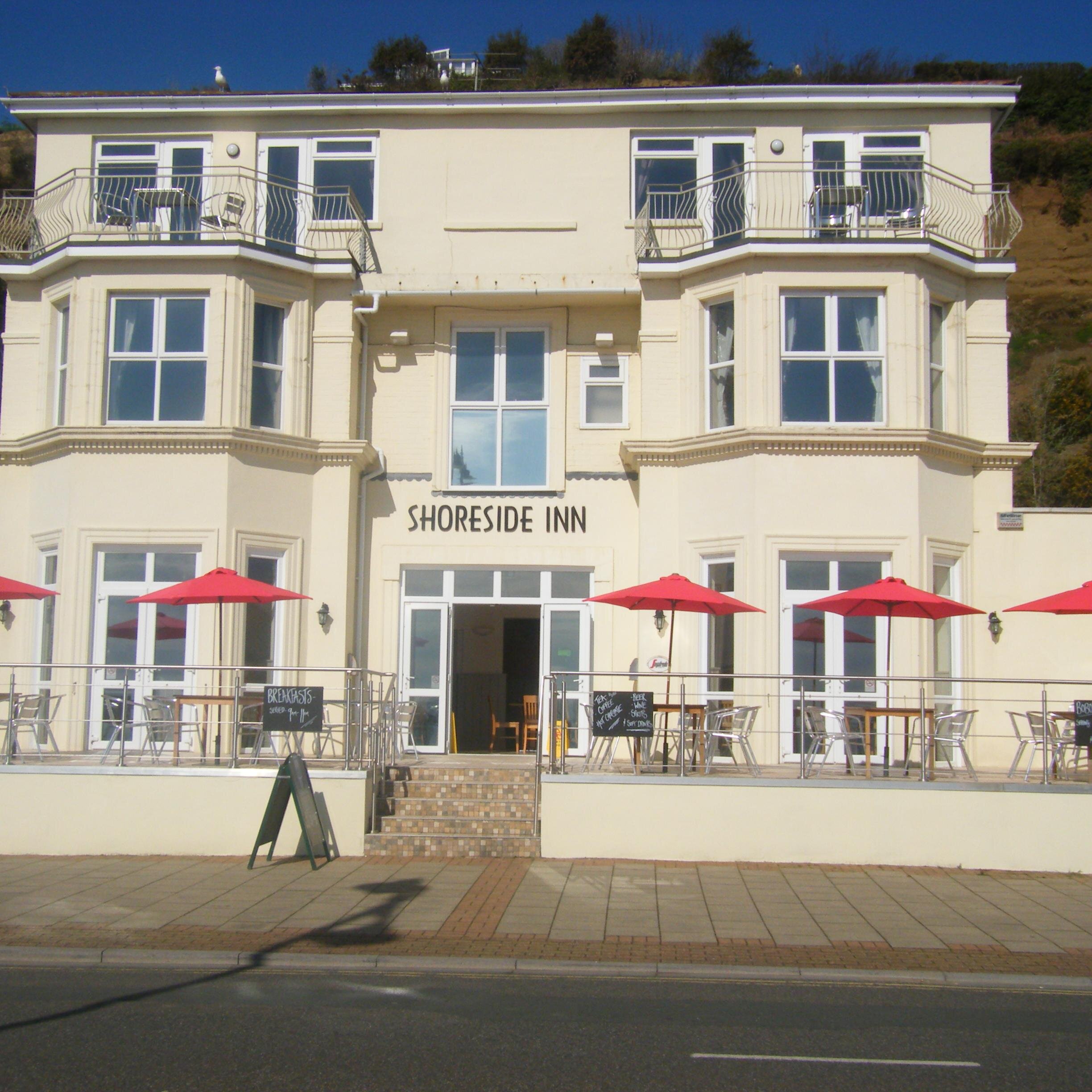 The Shoreside Inn is a boutique hotel, 20 steps away from Shanklin's sandy beach. 6 large newly refurbished rooms all with en suites with beautiful sea views!