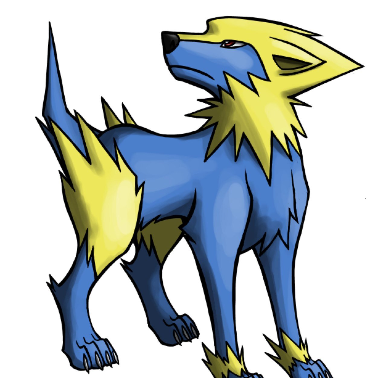 Im a headstrong, but friendly manectric. I travel a lot, and dont talk much very often. #Mate @Absol_Mandy #RP moves:Thunder, tackle, crunch, and dark pulse.