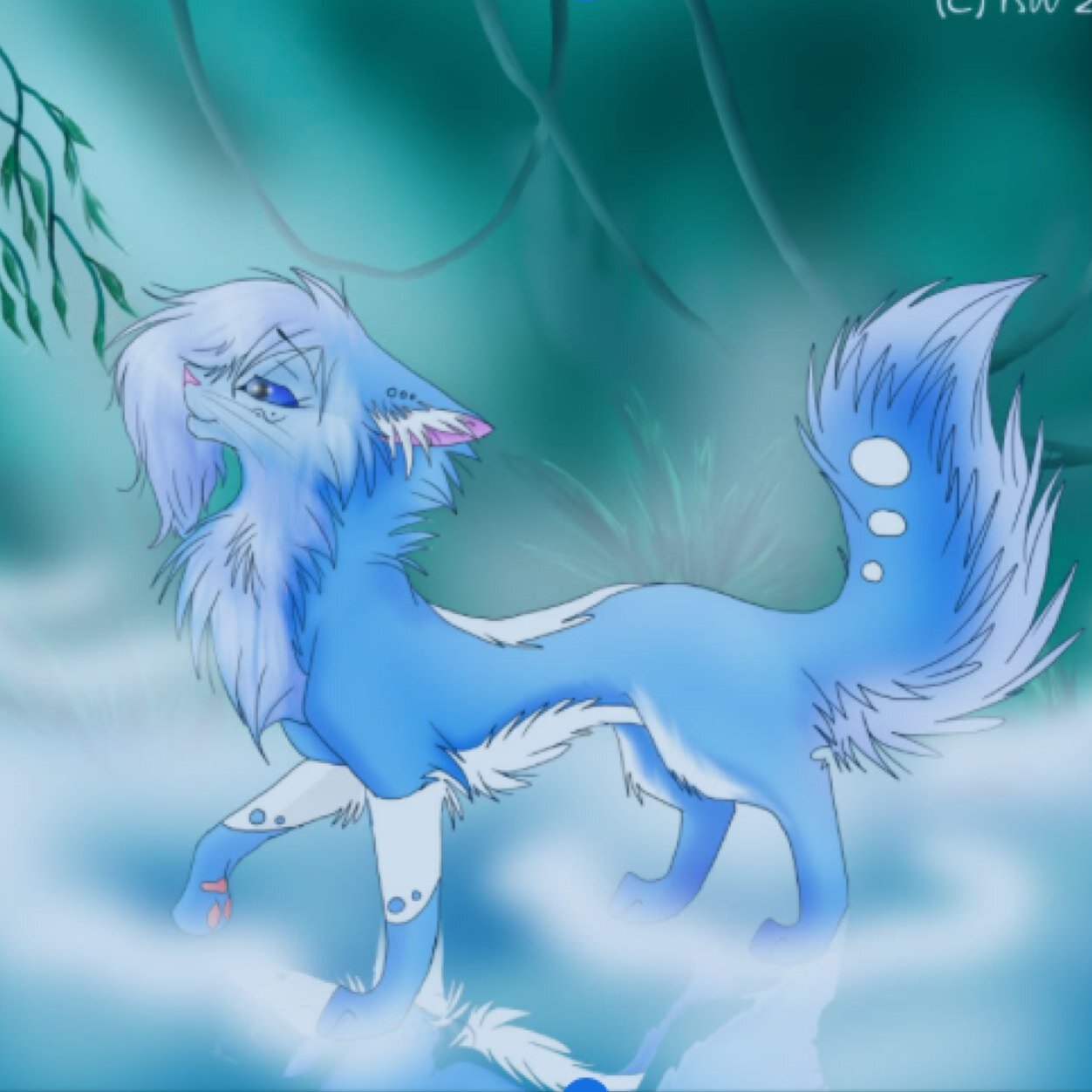 take_far's profile picture. She-cat long fringe, blue eyes, blue and white fur, clan:none, mate:none ( looking for a mate) Mother: Dawnshade, Farther: Blueberry..