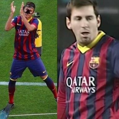 Dijeron que Neymar y Messi serían una pareja invencible.... pasado el tiempo han sido el hazmerreír. Uno nadando y el otro caminando.