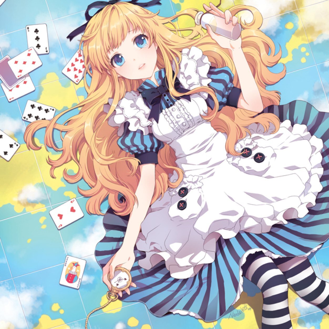 Hehe,hello! My names Alice! I love to follow the White Rabbit to Wonderland!