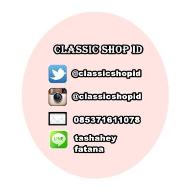 Line only : tashahey | text: 085371611078 | payment via: BCA / Mandiri | shipping bye: JNE | for serious order!