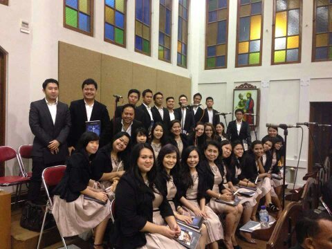 Eliata_Choir's profile picture. A fun independent choir group | Based in Cathedral Church Surabaya | Also serving other Catholic & Christian Church, as well as
wedding mass/celebration