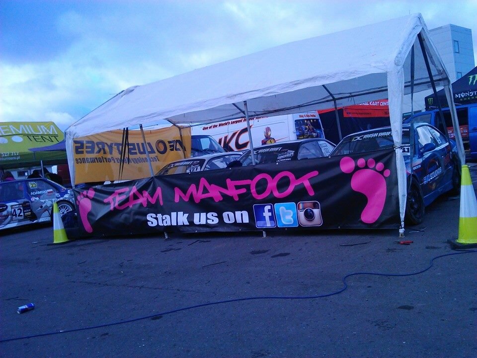 Team Manfoot are Ireland's most talked about Drift Team. We were founded in 2011 and We live to Drift......Find us on Facebook http://t.co/vOV7XoOyzO