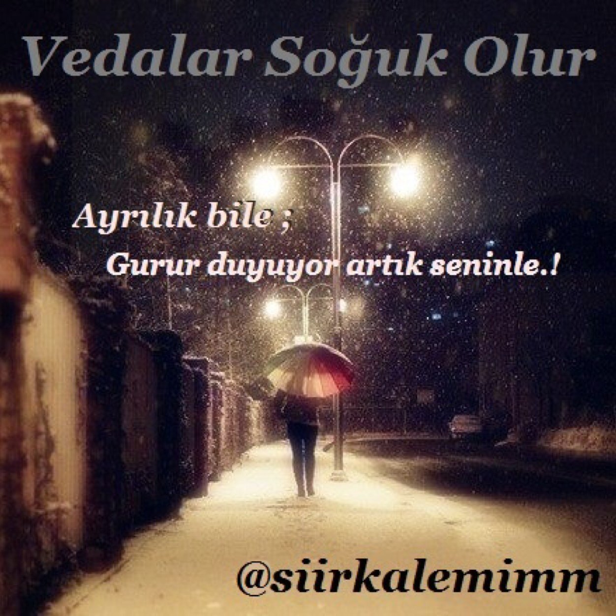 'Vedalar Soğuk Olur' kitabımdan, kesitler. Çok yakında raflarlardaki yerini alıcak hayırlısıyla.. 'Vedalar Soğuk Olur' imzalı bütün yazılar şahsıma aittir!