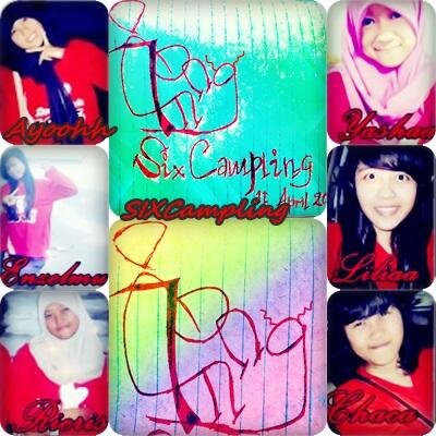member SIXCAMPLING :
Ayohh
Enzelmu
Rieris
Yashaa
Liliia
Chaca
