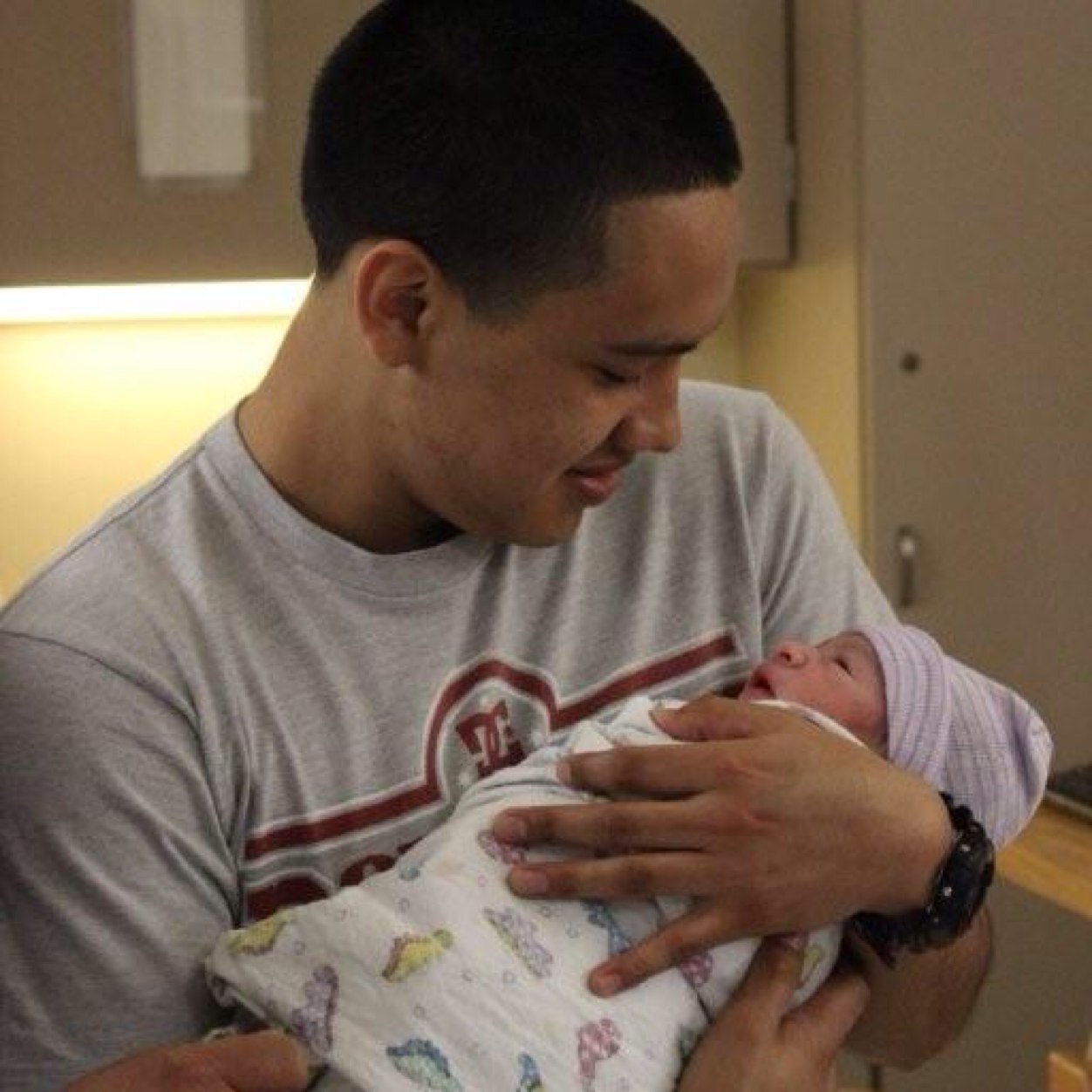 proud father.
Just a young man trying to make it in this world.