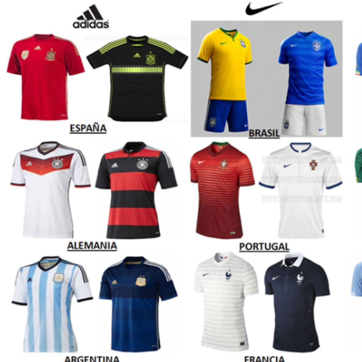 Aqui podras encontrar camisetas de futbol y de la NBA
 ¡PREPARATE PARA EL MUNDIAL 2014! Viste los colores de tu seleccion ¡AL MEJOR PRECIO!