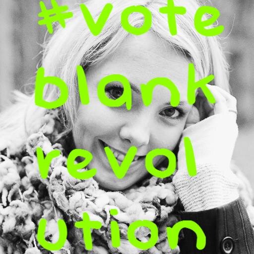 My name is Gemma. I stand for a #voteblankrevolution and you should too, if you're jaded with current politics. I am NSFW.  http://t.co/qBo3AHPEZ7