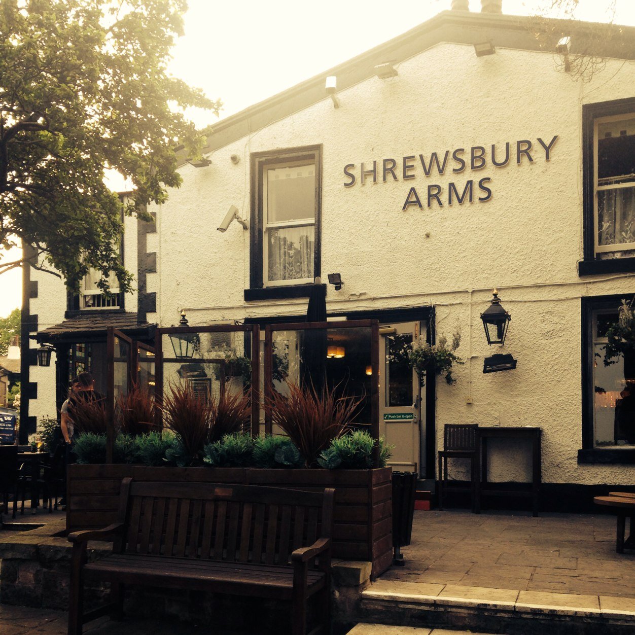 Your lovely local The Shrewsbury Arms - Oxton. Open 11:30 am - 11pm Sunday - Thursday (open @ 12 on a Sunday) 12pm - 11:45pm Friday & Saturday.