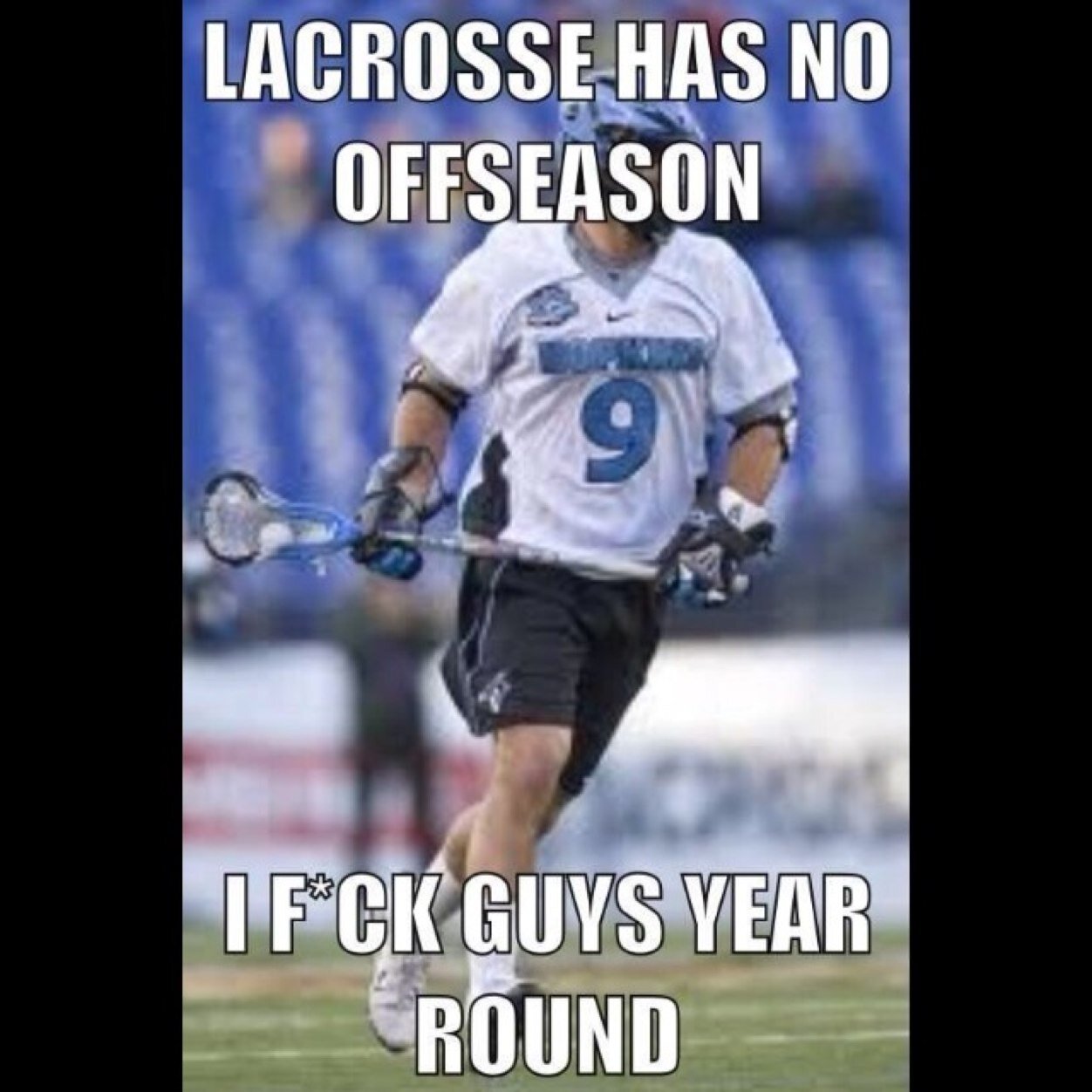 LaxGay's profile picture. I'll probably follow you, give us a shoutout!!