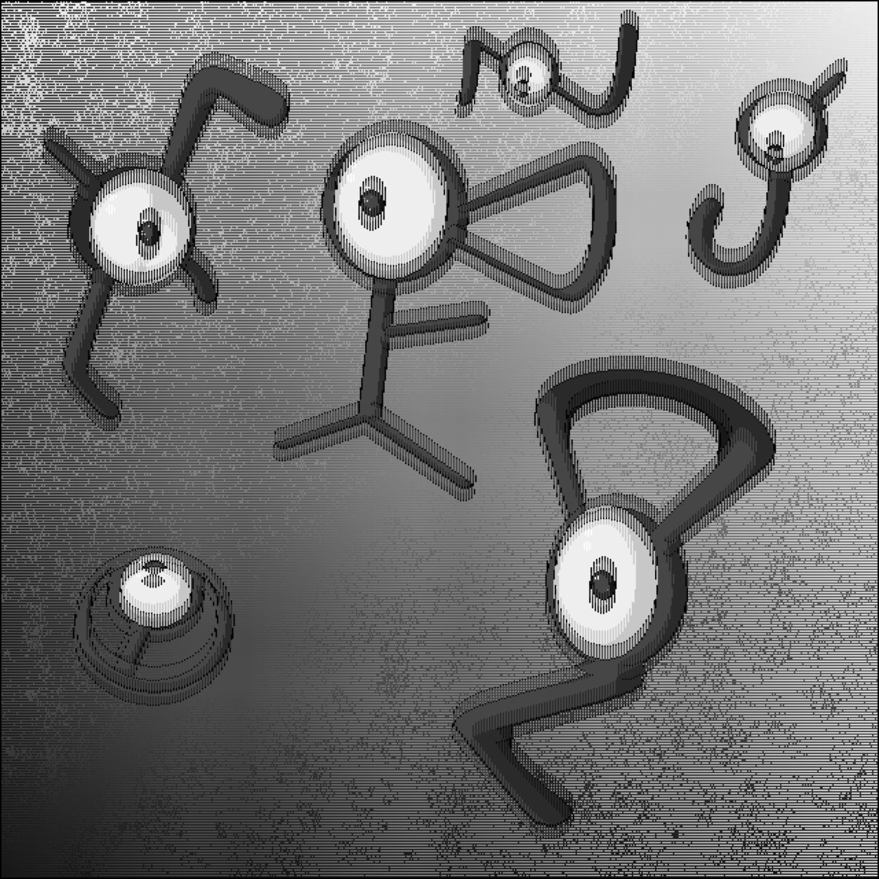 We are the Unown..ancient born and guardians of the legends..we combined have the equivalent power of Arceus...we all function as One..