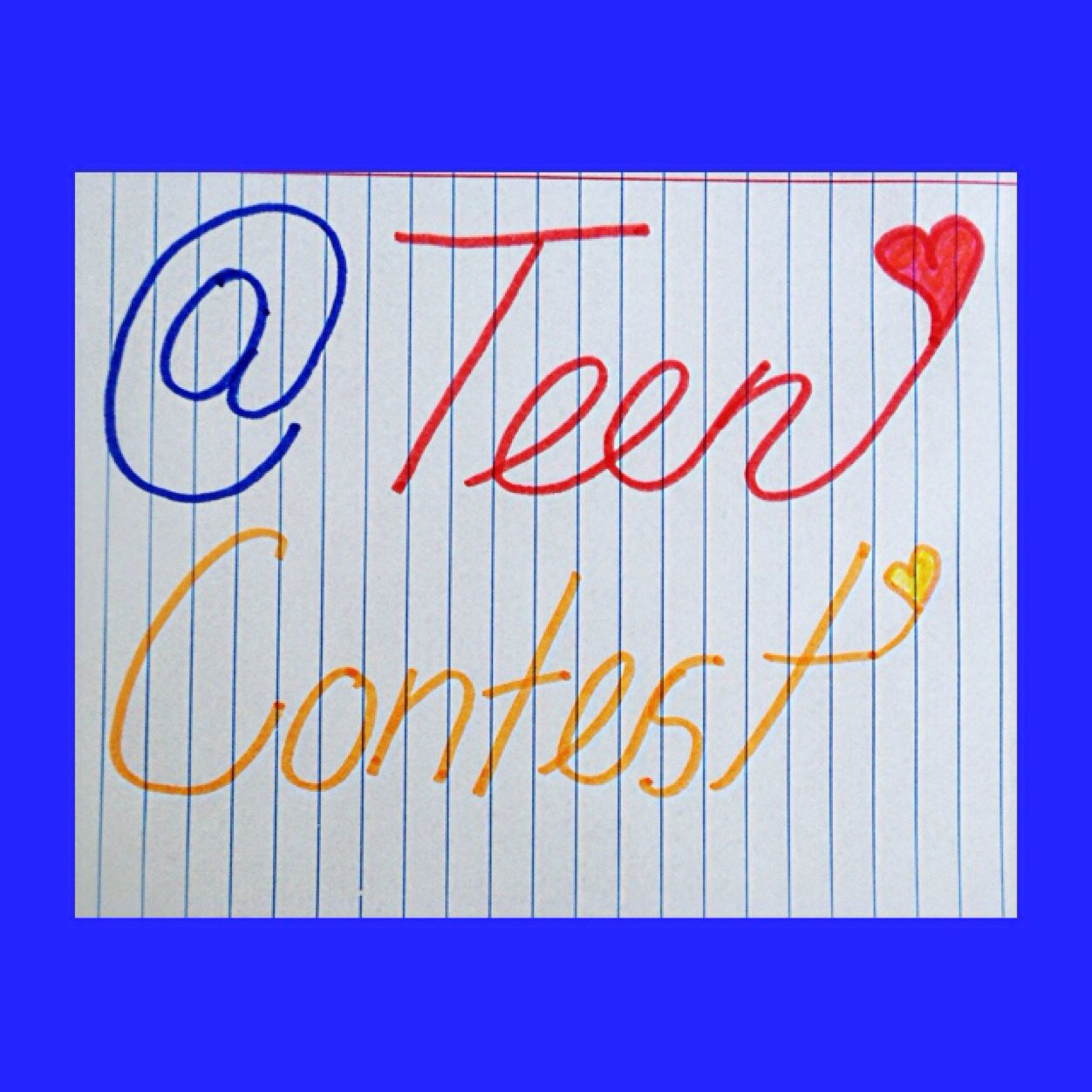 Get us up too 100 followers!!
 Email: teencontest@outlook.com