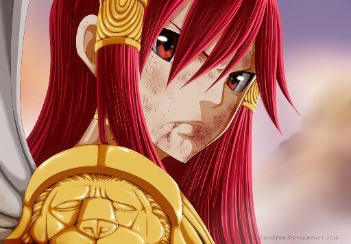 Titania, Erza Scarlet(エルザ・スカーレット) from Fairy tail - S-Class Mage of fairy tail guild - Requip Mage  - [v] @FairytailRP_Id