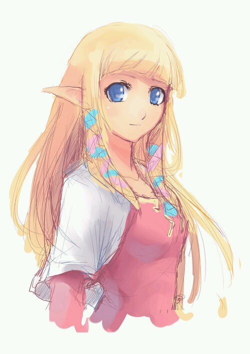 Hello I'm Zelda, Princess of Hyrule! I must protect Hyrule from Ganon...
