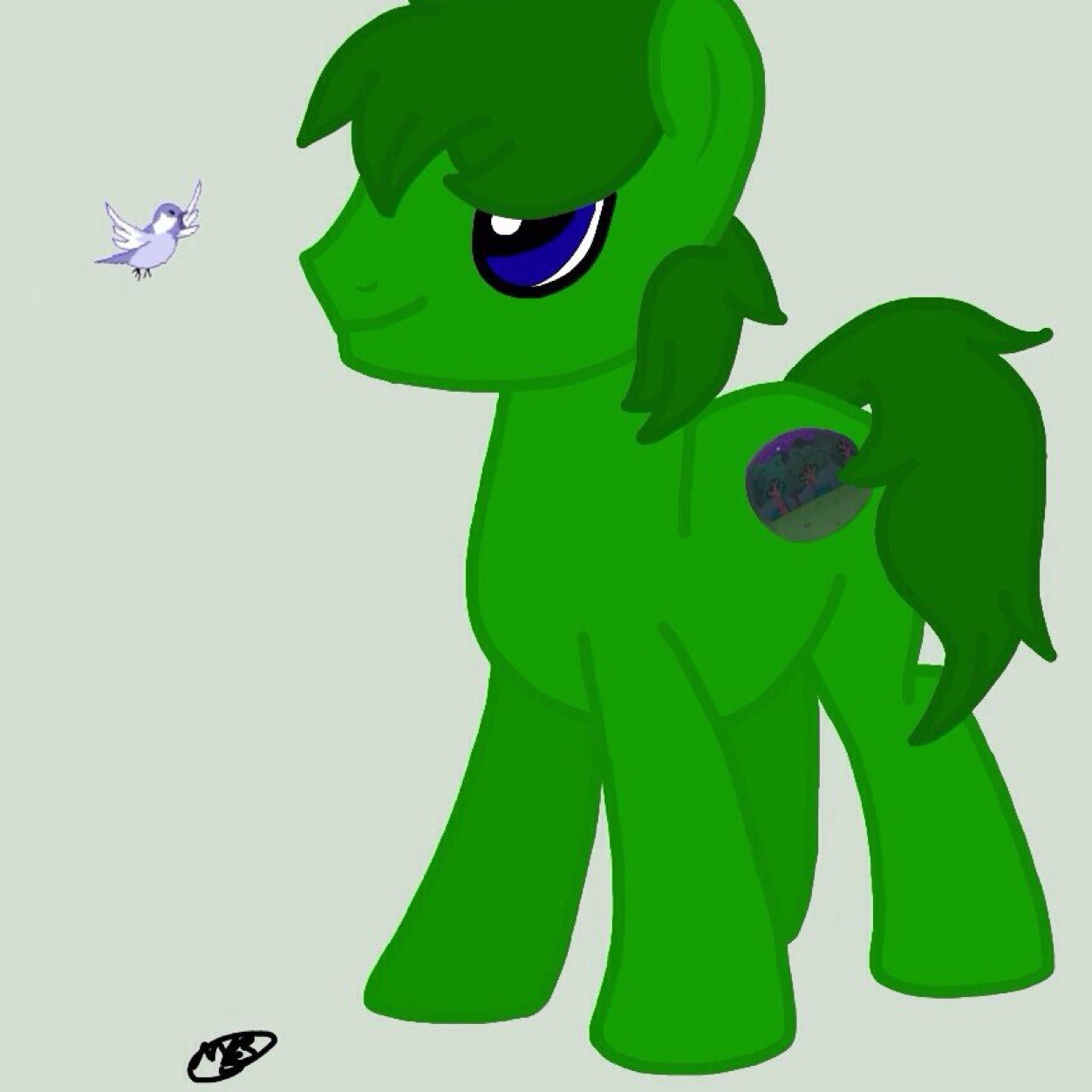 Your Everday Giant Green Pony! Hes Soft Inside And Out! And he loves A Ceartian Candy! ((RP Heavy))