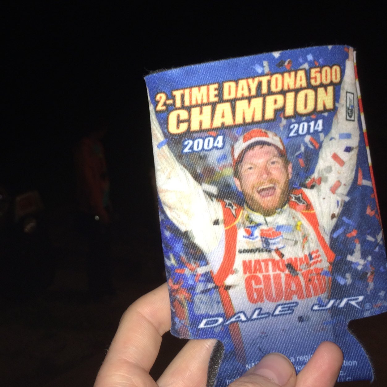 I'm Dale Jr's Koozie.