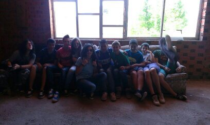 Desalojo. Una peña de 14 muy buenas personitas (:    Raul Isma Pablo Trujas Alberto Toquero Sofia Lydia Bea Sofia Sandra Rodrigo Marko Saul