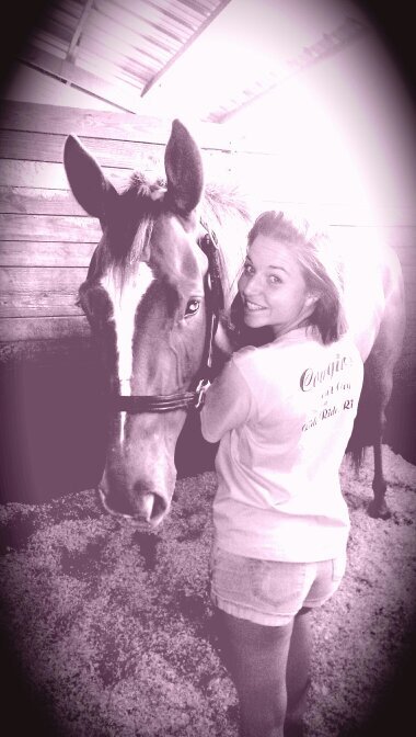 pro rodeos, barrel racing, horses, school, trucks, family, need for speed, being real, race horses. that about sums it up.