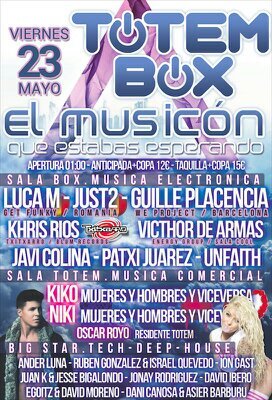 RR.PP Sala Totem @BoxElectronica @InfoSalaTotem Villava(Navarra) consigue tus entradas para las mejores fiestas de Pamplona. +Info en el 605708284