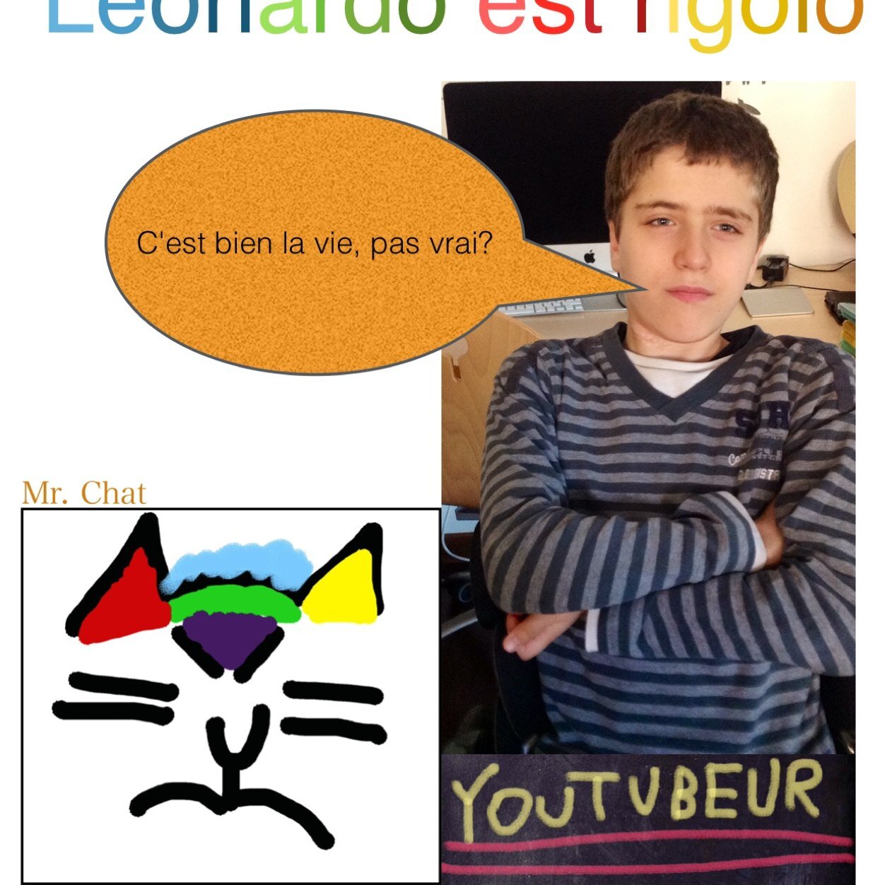Je suis youtubeur et j'abite à rome. Site internet: www.leonardo est http://t.co/xfDJhZGThO