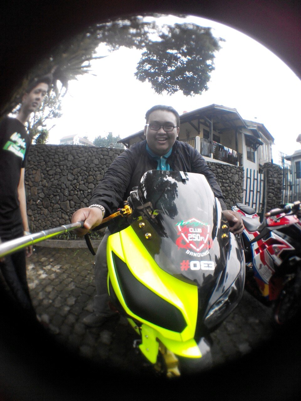 Single man with a single seater