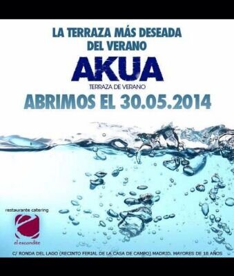 La mejor terraza y las mejores fiestas del verano de madrid estan con nosotros en AKUA terraza lounge//listas: MORROS// informacion + ofertas: 675804566