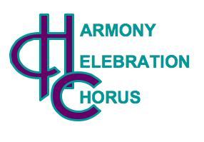 Award Winning Chapter of Sweet Adelines International -Come join the Harmony Celebration!