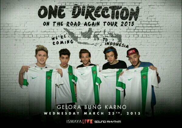 Hello! We're #1DFamily from indonesia! Bring you to latest pics, news and many more! Ig: @1d_indonesia