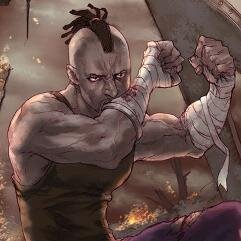 Mercenary and expert user of Muay Thai. Assisting Kazuya Mishima as 2nd Lieutenant of G-Corporation's military section.  (Fan Account.)