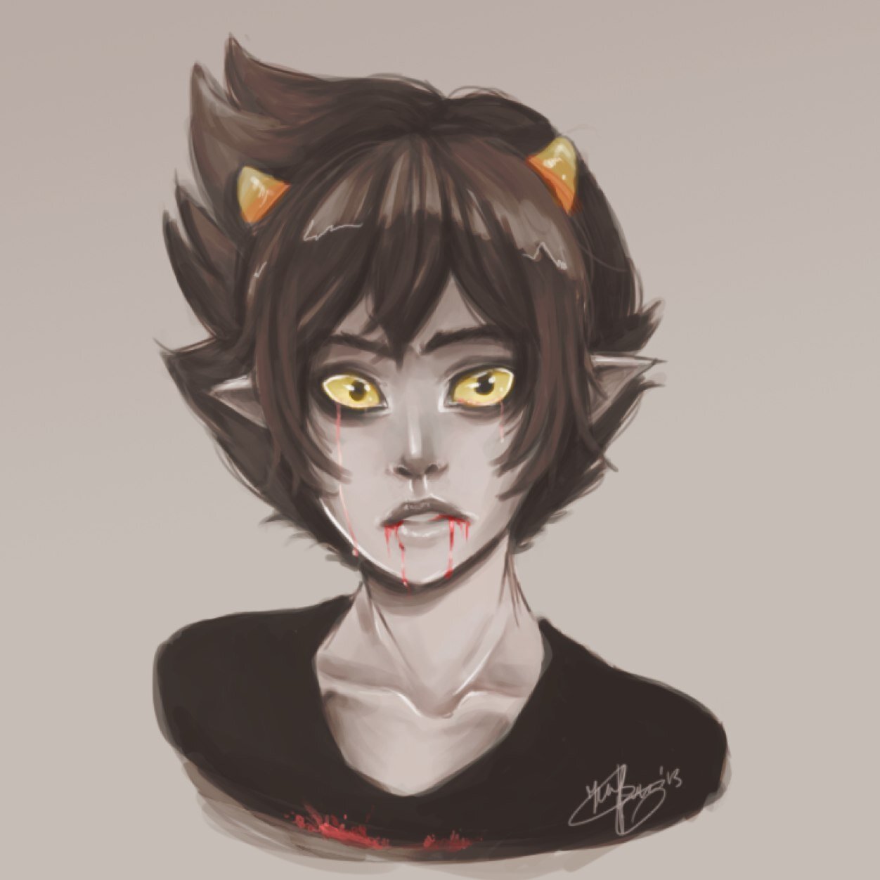 • I got them horns like candycorns •