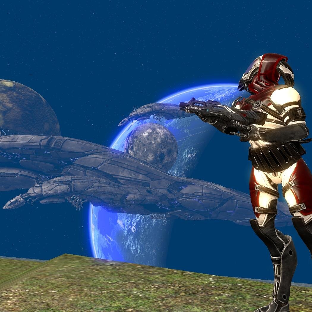 My name is Lemm'Shal nar Tesleya. I am capable, resourceful and fiercely devoted to the Quarian people. And I worship my shotgun.