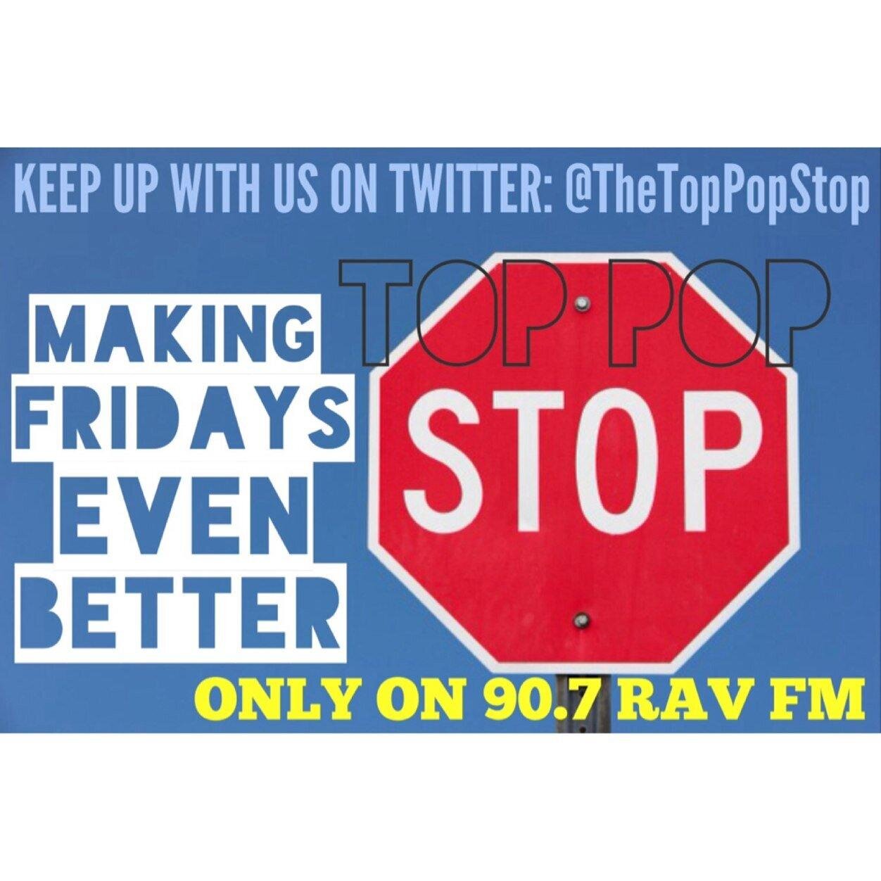 TheTopPopStop's profile picture. Official Twitter account of Top Pop Stop brought to you by 90.7 RAV FM bringing you the latest and greatest of everything trending.
