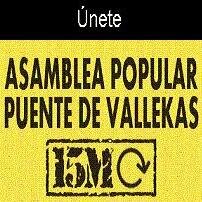 Twitter oficial de la Asamblea Popular 15M Puente de Vallekas.