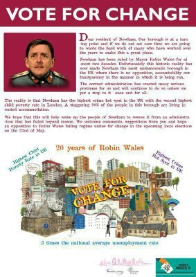 I am a Newham resident. I am angry. I want Robin Wales out.