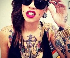 i once was a good, innocent, fucking sweet girl. but now i changed, joined a gang, now im livin my life!
