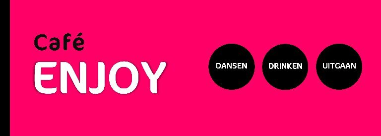 danveug123's profile picture. Café Enjoy in Huissen 
Langekerkstraat 1
6851BM 
Huissen 

Elke Vrijdag Enjoy Bass & Beats 
Darten 
Thema Feesten 
Beschikbaar voor feesten en partijen.