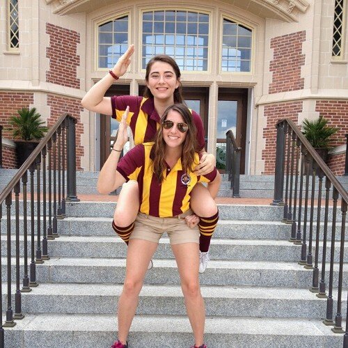 FSU ORIENTATION LEADER 2014! Becca's buff black op-ers unite!  #sniped