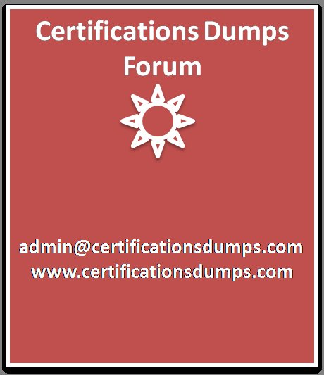 This forum provide all Certifications Material all with latest updated.
Email 

admin@certificationsdumps.com