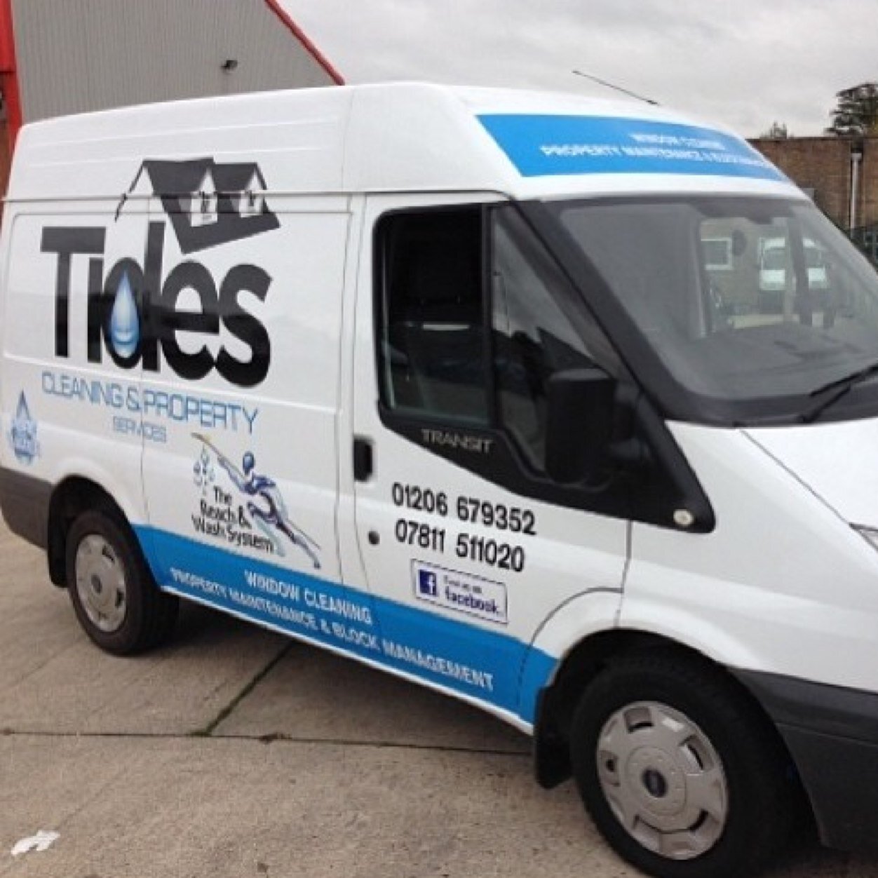Tides Cleaning & Property Services EST 2013 Reach & Wash Pure Water Window Cleaning, Property Management & Maintenance. 
01206 679352 - 07811511020