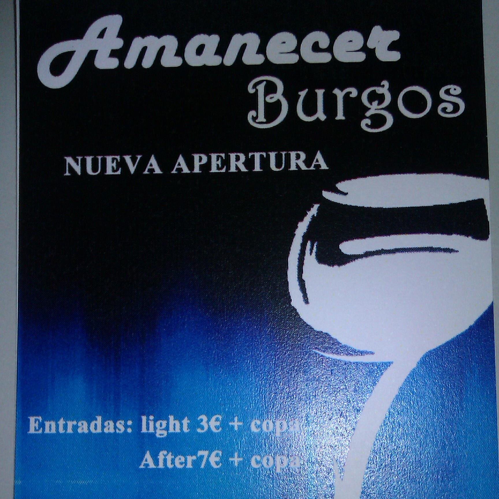 Nueva sala de ocio. Discoteca/ After. Bar. 
Todo lo que buscas esta en Amanecer. Burgos.