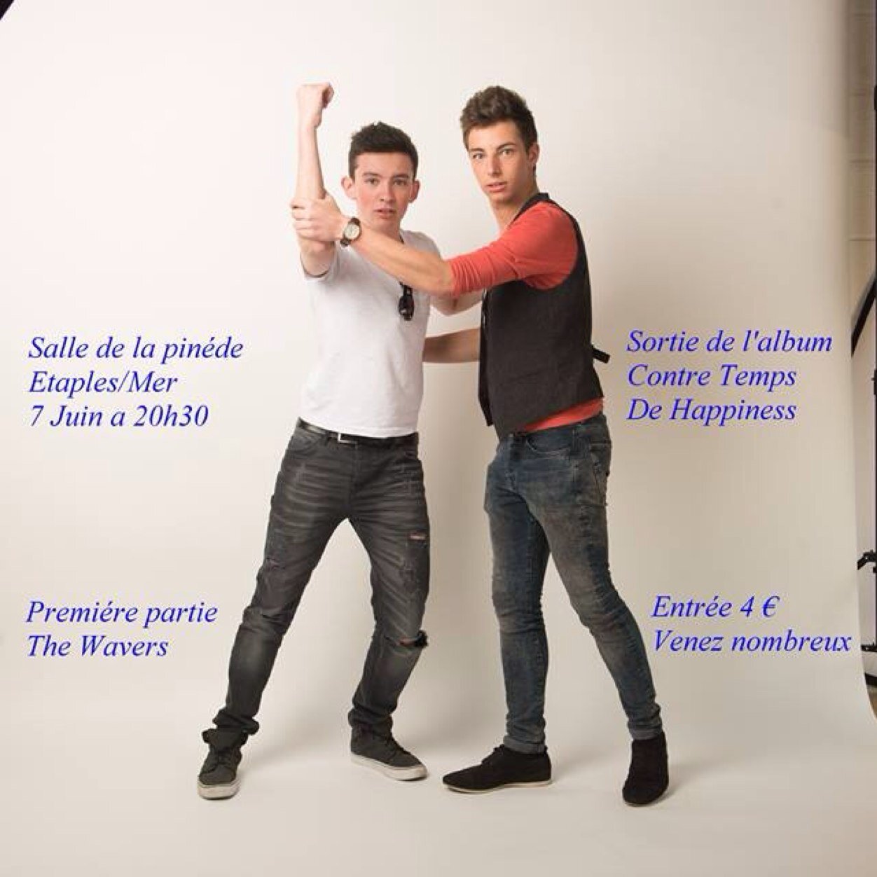 Nous sommes un duo de pop rock acoustique de 17 et 18 ans. Nous sortons notre premier album le 7 juin, suivez nous dans noyre aventure musicale :)