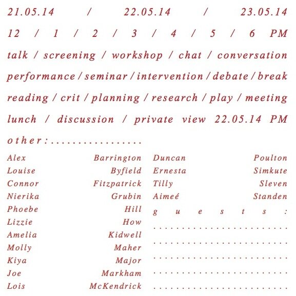 Fine Art Critical Practice 2012-2015